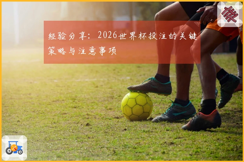 经验分享：2026世界杯投注的关键策略与注意事项